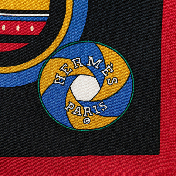 Pre-Loved Hermes Sequences Silk Scarf - Picture 3 of 6